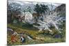 Apple Trees in Bloom-Nikolai Astrup-Mounted Giclee Print