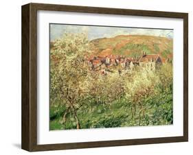 Apple Trees in Blossom, 1879-Claude Monet-Framed Giclee Print