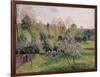 Apple Trees in Blossom, Eragny, 1895-Camille Pissarro-Framed Giclee Print