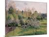 Apple Trees in Blossom, Eragny, 1895-Camille Pissarro-Mounted Giclee Print