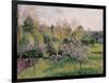 Apple Trees in Blossom, Eragny, 1895-Camille Pissarro-Framed Giclee Print