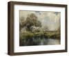 Apple Trees in Blossom-John Appleton Brown-Framed Giclee Print