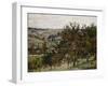 Apple Trees Near Vetheuil-Claude Monet-Framed Giclee Print