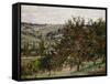 Apple Trees Near Vetheuil-Claude Monet-Framed Stretched Canvas