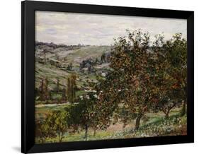 Apple Trees Near Vetheuil-Claude Monet-Framed Giclee Print