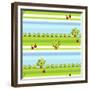 Apple Trees-null-Framed Giclee Print