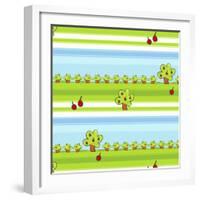 Apple Trees-null-Framed Giclee Print