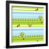 Apple Trees-null-Framed Giclee Print