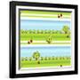 Apple Trees-null-Framed Giclee Print