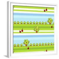 Apple Trees-null-Framed Giclee Print