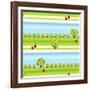 Apple Trees-null-Framed Giclee Print