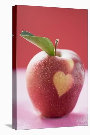 Apple with Heart-Eising Studio - Food Photo and Video-Stretched Canvas