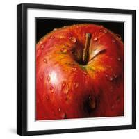 Apple-null-Framed Art Print