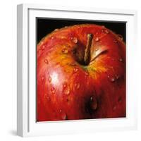 Apple-null-Framed Art Print