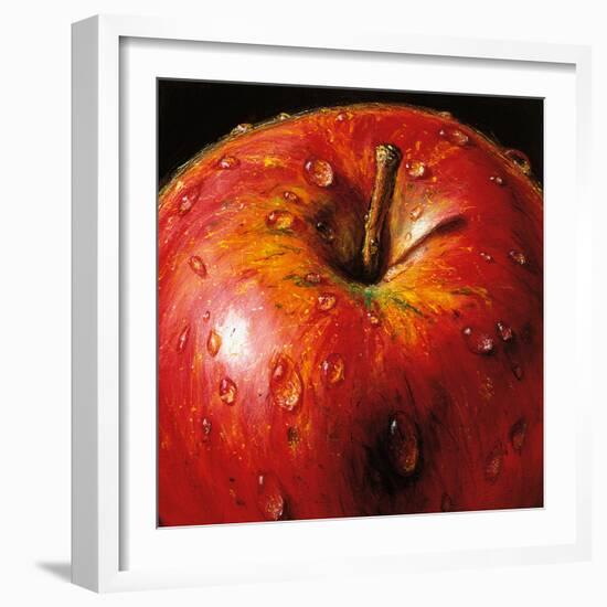 Apple-null-Framed Art Print