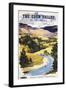 Appleby, England - Fisherman in the Eden Valley British Railways Poster-Lantern Press-Framed Art Print