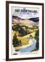 Appleby, England - Fisherman in the Eden Valley British Railways Poster-Lantern Press-Framed Art Print