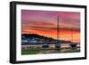 Appledore August Sunset-Terry Mathews-Framed Photographic Print