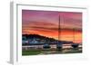 Appledore August Sunset-Terry Mathews-Framed Photographic Print