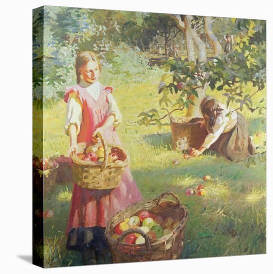 Apples, 1912-Harold Harvey-Stretched Canvas