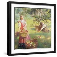 Apples, 1912-Harold Harvey-Framed Giclee Print