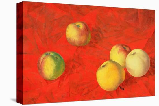 Apples, 1917-Kuzma Sergeevich Petrov-Vodkin-Stretched Canvas