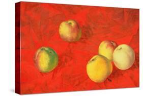 Apples, 1917-Kuzma Sergeevich Petrov-Vodkin-Stretched Canvas