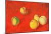 Apples, 1917-Kuzma Sergeevich Petrov-Vodkin-Mounted Giclee Print