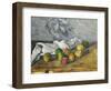 Apples and a Napkin-Paul Cézanne-Framed Giclee Print