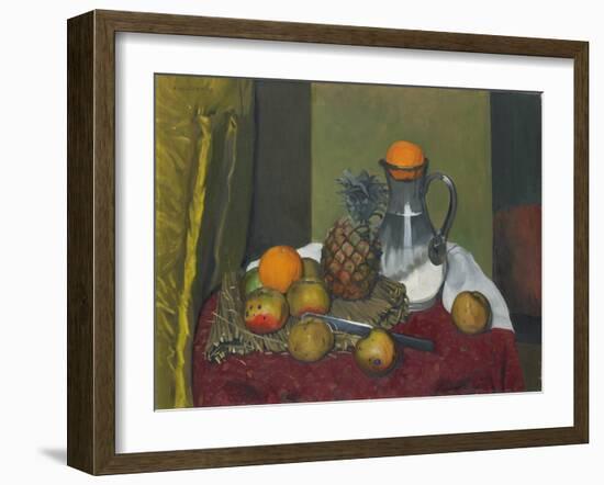 Apples and a Pineapple, 1923-Félix Vallotton-Framed Giclee Print