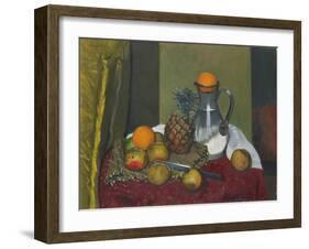 Apples and a Pineapple, 1923-Félix Vallotton-Framed Giclee Print