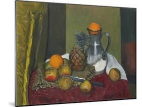 Apples and a Pineapple, 1923-Félix Vallotton-Mounted Giclee Print
