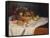 Apples and Grapes, 1879–80-Claude Monet-Framed Stretched Canvas