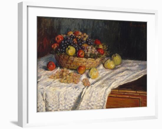 Apples and Grapes, 1879–80-Claude Monet-Framed Giclee Print