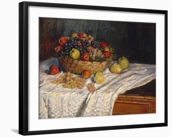 Apples and Grapes, 1879–80-Claude Monet-Framed Giclee Print