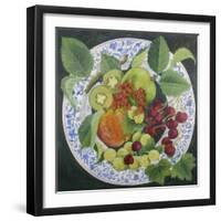 Apples and Grapes-Jennifer Abbott-Framed Giclee Print