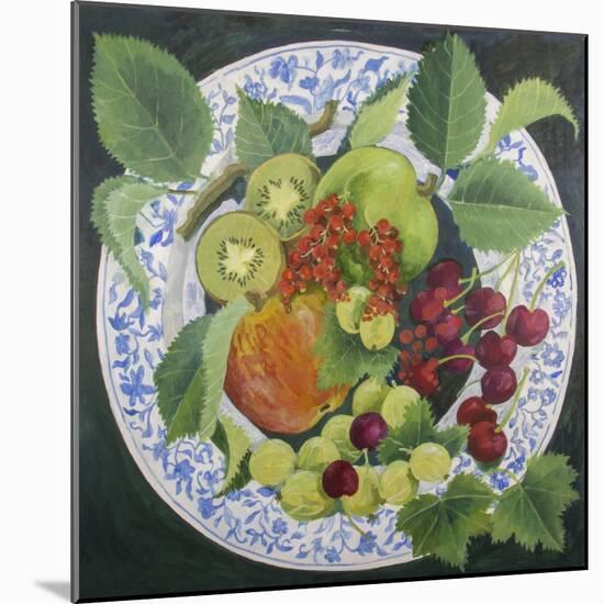 Apples and Grapes-Jennifer Abbott-Mounted Giclee Print