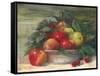 Apples and Holly-Carol Rowan-Framed Stretched Canvas