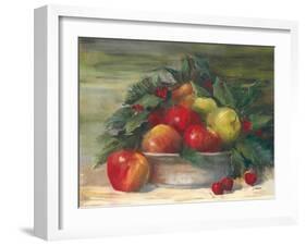 Apples and Holly-Carol Rowan-Framed Art Print