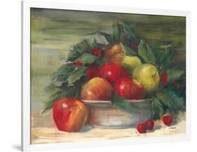 Apples and Holly-Carol Rowan-Framed Art Print