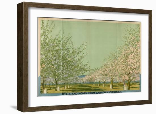 Apples and Honey from Canadian Orchards-Charles Pears-Framed Giclee Print