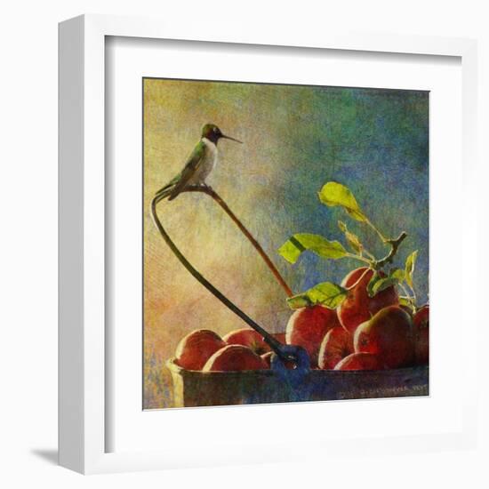 Apples and Hummer-Chris Vest-Framed Art Print