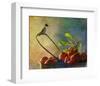 Apples and Hummer-Chris Vest-Framed Art Print