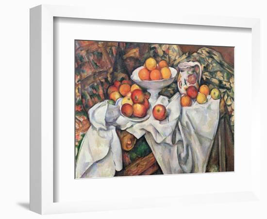 Apples and Oranges, 1895-1900-Paul Cézanne-Framed Giclee Print