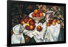 Apples and Oranges, 1895-1900-Paul Cézanne-Framed Giclee Print