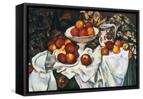 Apples and Oranges, 1895-1900-Paul Cézanne-Framed Stretched Canvas