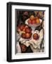 Apples and Oranges-Paul Cézanne-Framed Art Print