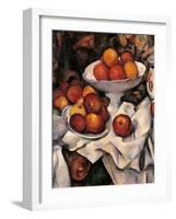 Apples and Oranges-Paul Cézanne-Framed Art Print