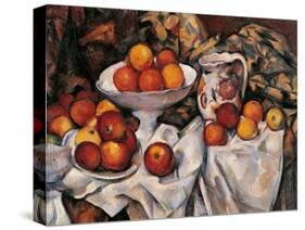 Apples and Oranges-Paul Cézanne-Stretched Canvas
