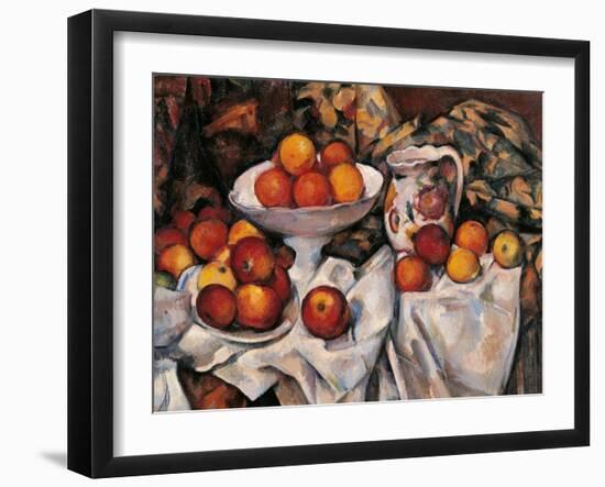 Apples and Oranges-Paul Cézanne-Framed Art Print